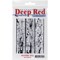 Deep Red Stamps Weathered Wall Background Rubber Cling Stamp 3.1 x 4.1 inches